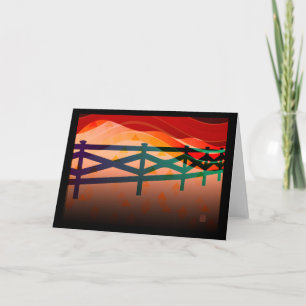 Carte berger Red Sky