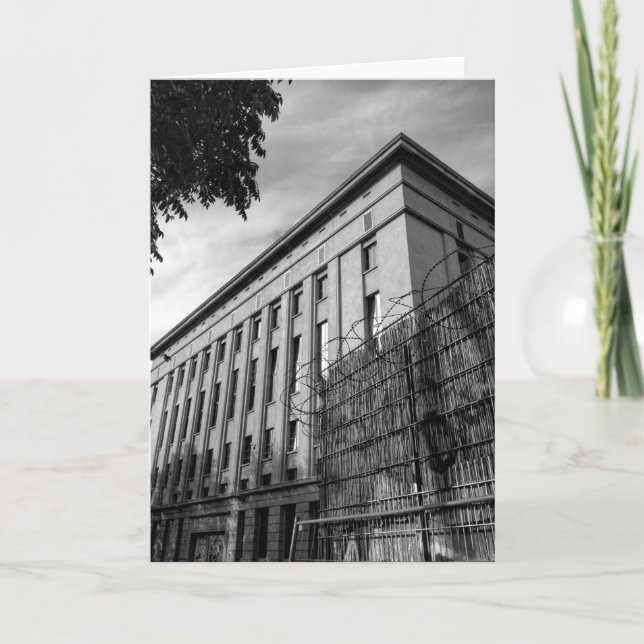 Carte Berlin Berghain (Devant)