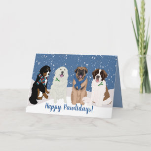 Carte Bernese Leonberger Grande Pyrénées Saint Bernard