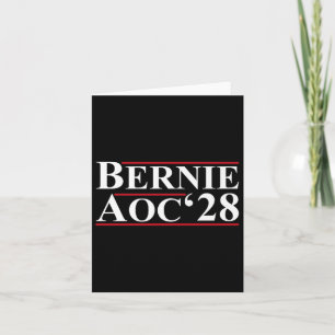 Carte Bernie Aoc 2028 Bernie Sanders Alexandria Cortez P