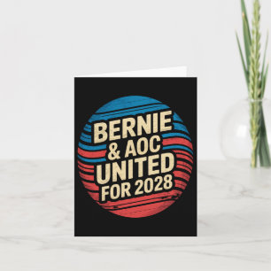 Carte Bernie Sanders Et Aoc 2028 Pour La Campagne Du Pré
