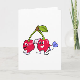 Carte Berry au dard avec fléchette