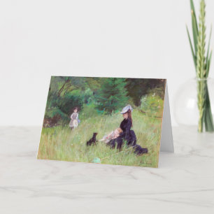 Carte Berthe Morisot - Dans un parc