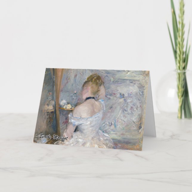 Carte Berthe Morisot - Femme à sa Toilette (Devant)