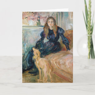 Carte Berthe Morisot - Julie et son lévrier Laerte