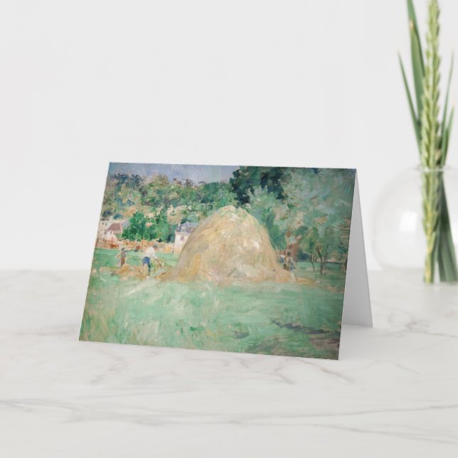 Carte Berthe Morisot - Les piles de Haystacks à Bougival (Devant)