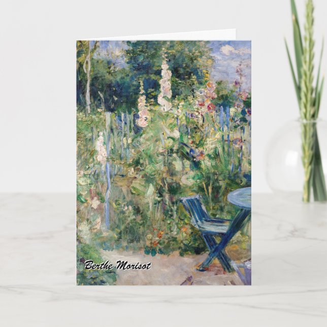 Carte Berthe Morisot - Tremieres Rose (Devant)