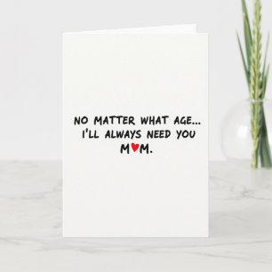 Carte Besoin de Toi Maman de Tout Mon Cœur