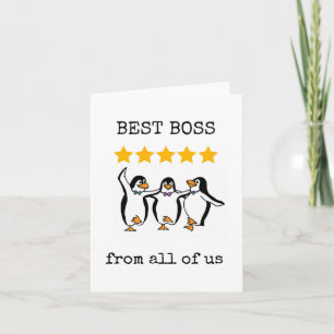 Carte Best Boss From All Us Card