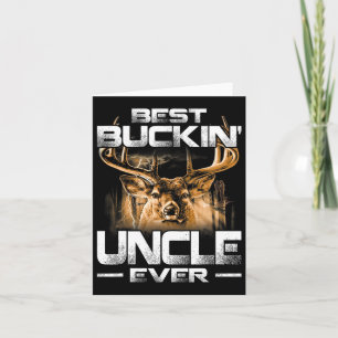 Carte Best Buckin' Uncle Jamais Chemise Deer Chasse Buck