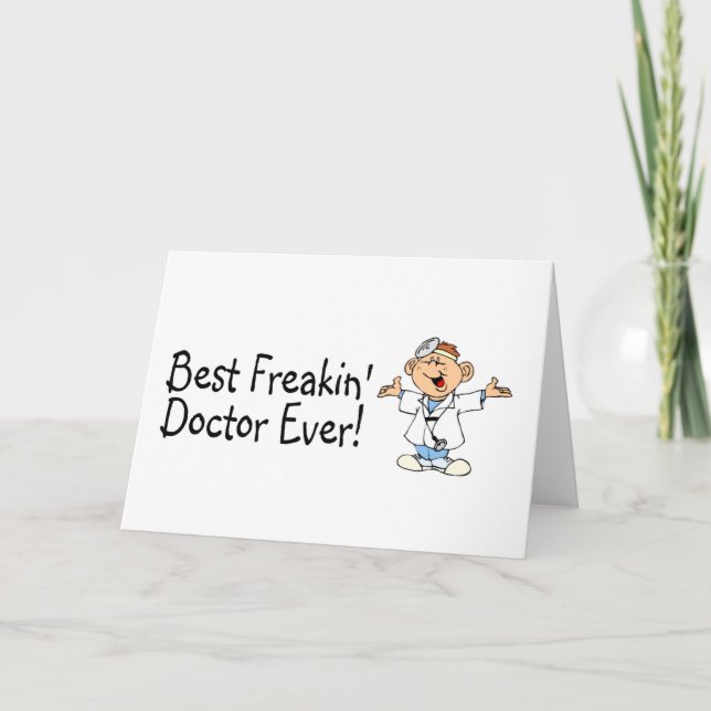 Carte Best Feakin Doctor Ever (Devant)
