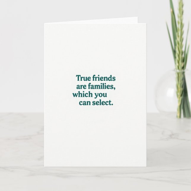 Carte Best Friends Our Chosen Family Card (Devant)