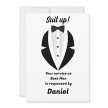 Best Man Wedding Proposal 