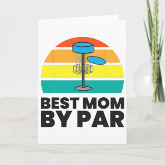 Carte Best Mom By Par Funny Disc Golf Mom 