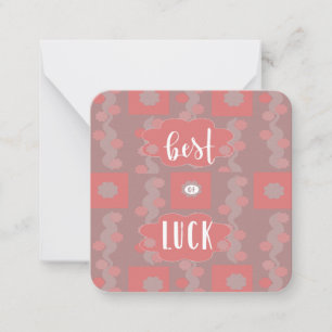Carte Best of Luck Note