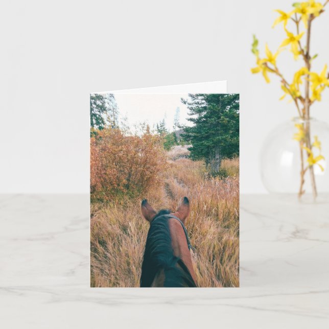 Carte Best View - 4" x 5.6" Notecard (Fleur jaune)