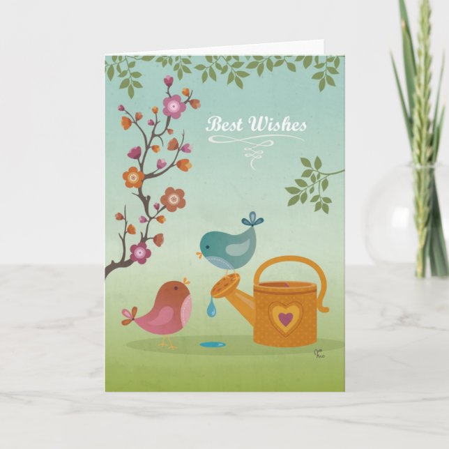 Carte Best Wishes (Devant)