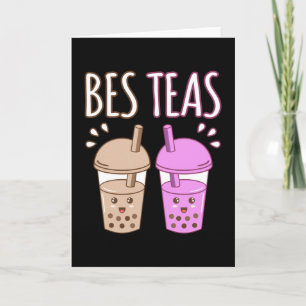 Carte Besteas Bubble Boba Kawaii Tea Graphic