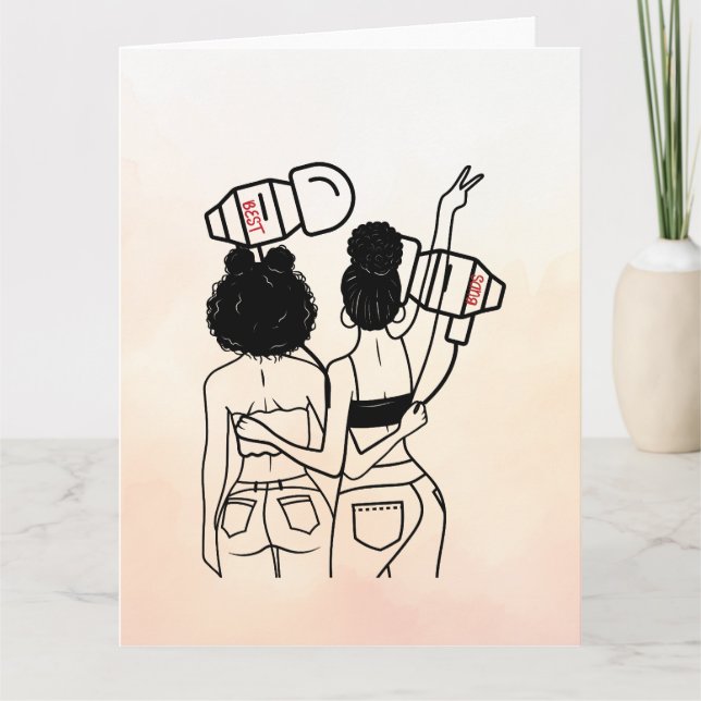 Carte Bestie musicale amusante / Meilleur Ami (Devant)