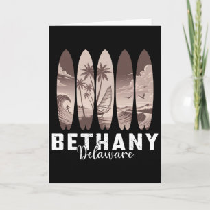 Carte Bethany Beach Delaware Planche à Surf Hommes Femme