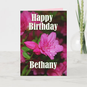 Carte Bethany Rose Azalea Joyeux Anniversaire
