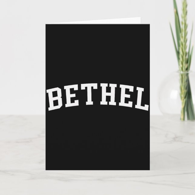 Carte Bethel  (Devant)