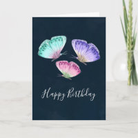 Beurre d'aquarelle couleur mignonne Anniversaire