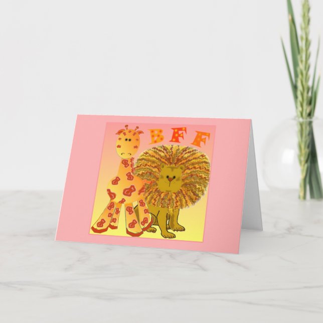 Carte BFF Meilleurs amis pour toujours (Devant)