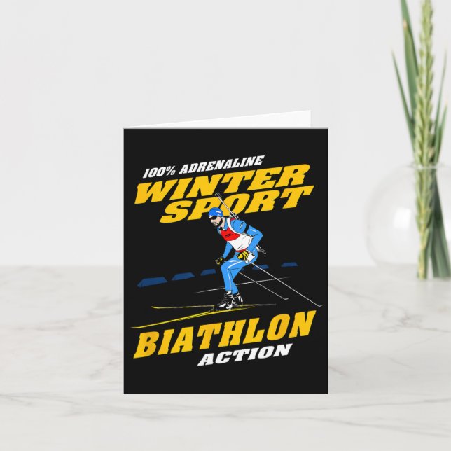 Carte Biathlon 5  (Devant)