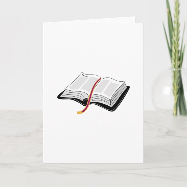 Carte Bible ouverte (Devant)