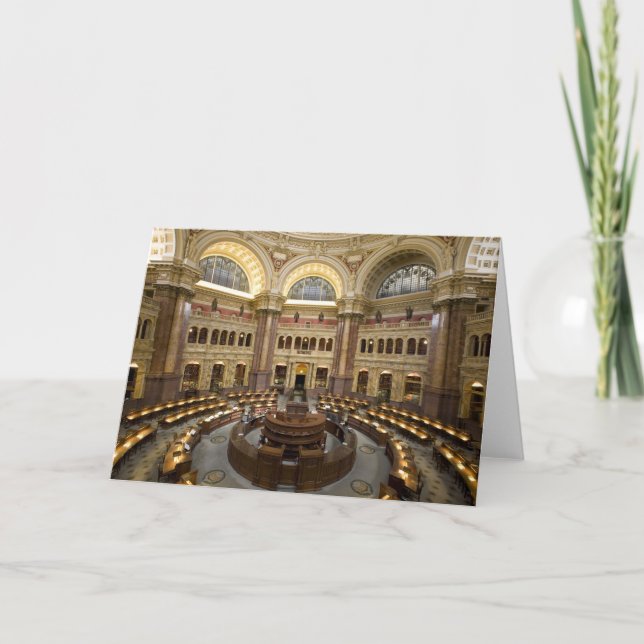 Carte Bibliothèque du Congrès (Devant)