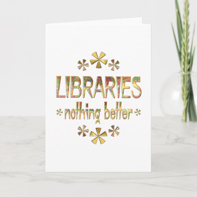 Carte BIBLIOTHÈQUES Rien de mieux (Devant)