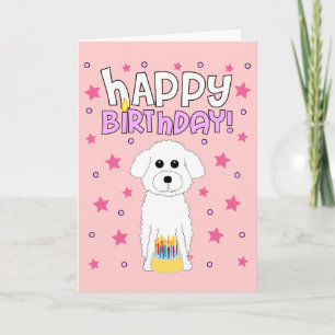 Carte Bichon Anniversaire