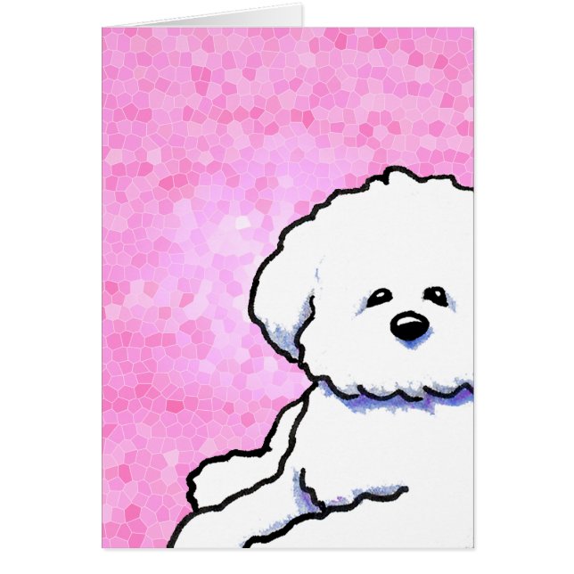 Carte Bichon Frise (Devant)