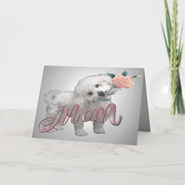 Carte Bichon Mother Day (Devant)