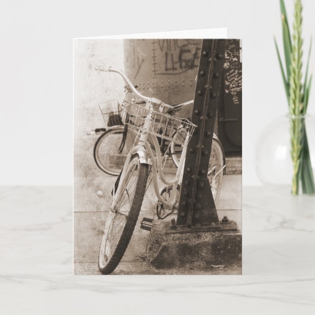Carte Bicyclette (Devant)