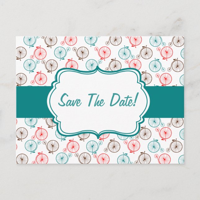 Carte Bicyclette personnalisée (Devant)