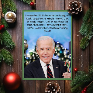Carte Biden de Noël