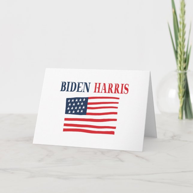 Carte Biden Harris 2020 (Devant)