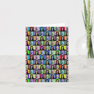 Carte Biden Harris Pop Art (36 Couleurs)