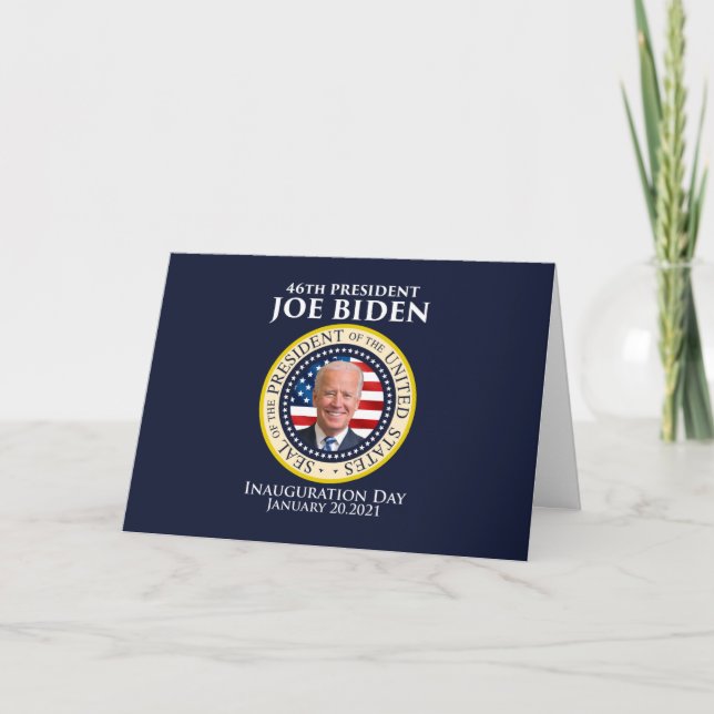 Carte Biden Inauguration day 2021 Folded Greeting Card (Devant)