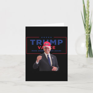 Carte Biden Porte Mega Casquette Trump Vance Faire de l'