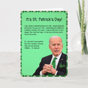 Carte Biden St. Patrick's Day