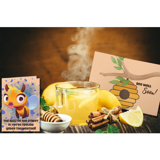 Carte Bien Abeille Bientôt Se Bien (Créateur téléchargé)