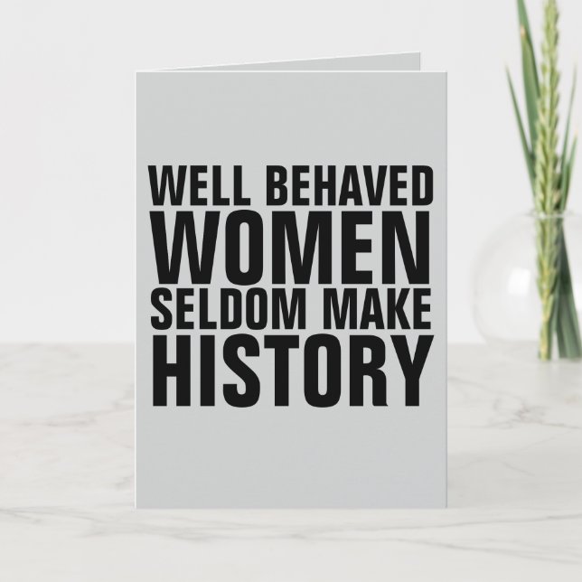 CARTE BIEN COMBATTUE FEMMES SELDOM FAIRE HISTOIRE ANNIVE (Devant)