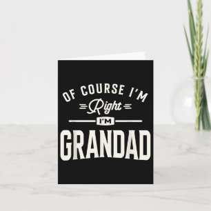 Carte Bien Sûr Je Me Sens Bien, Grand-Père Drôle