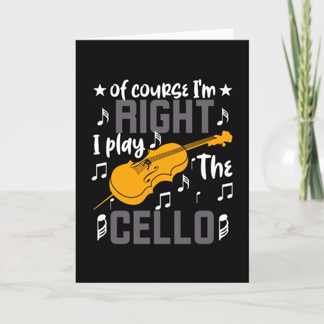 Carte Bien sûr que j'ai raison de jouer le bonjour (Devant)