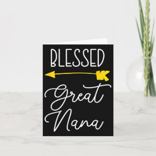 Carte Bienheureuse Grande Nana Mignonne Cool