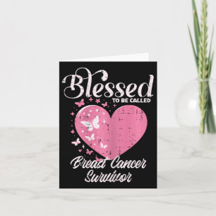 Carte Bienheureux Cancer du sein Survivor Sensibilisatio