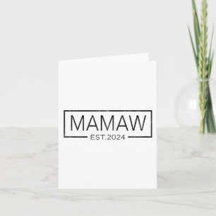 Carte Bientôt Être Mamaw 2024 Fête des mères Mamaw Est 2